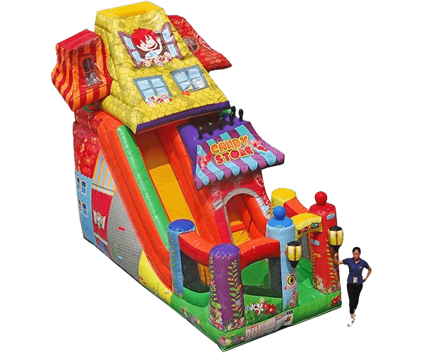 Juego Inflable Tobogán Candy