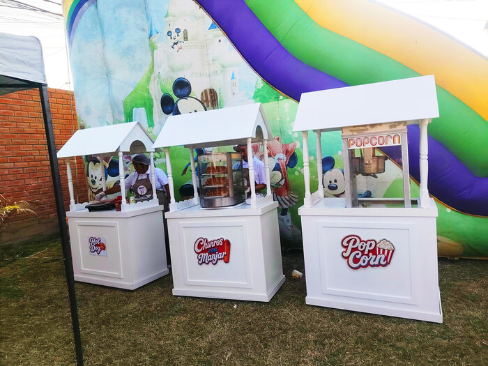 Carrito de snacks para fiestas infantiles en Lima - foto 4