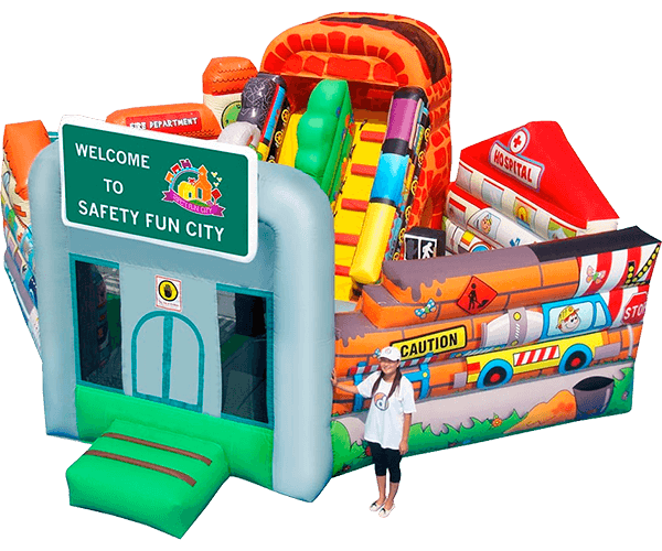 Juego Inflable Ciudad Divertida