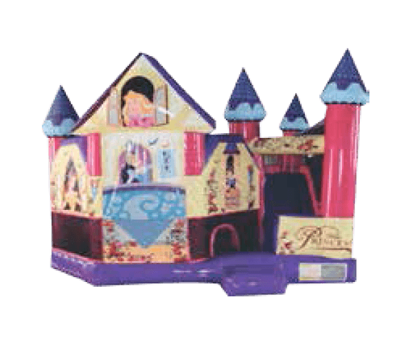 Castillo de Princesas Inflable para Fiestas Infantiles